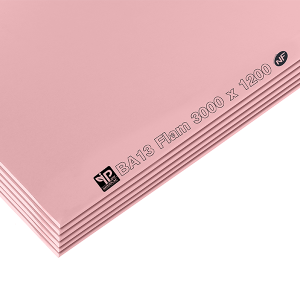 Plaque de plâtre BA13 Flam