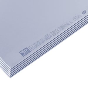 Plaque de plâtre BA13 acoustique et haute dureté