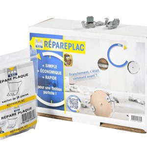 Accessoire de réparation de plaque de plâtre - sachet de 28