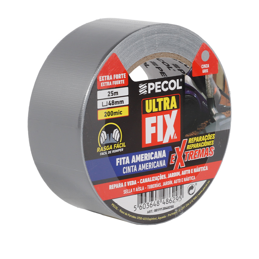 Ruban adhésif multi usage - gris