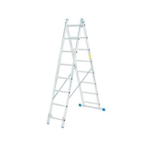 Echelle aluminium double