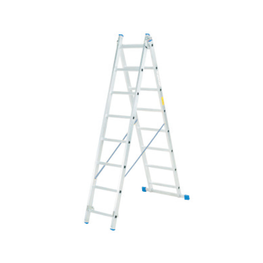 Echelle aluminium double
