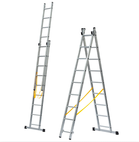 Echelle aluminium double – Image 2